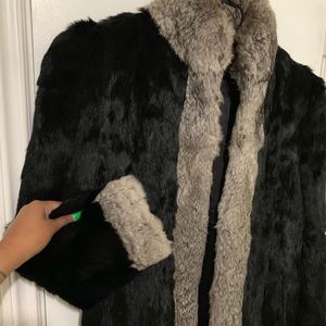 Sergio Valente Rabbit Fur Coat